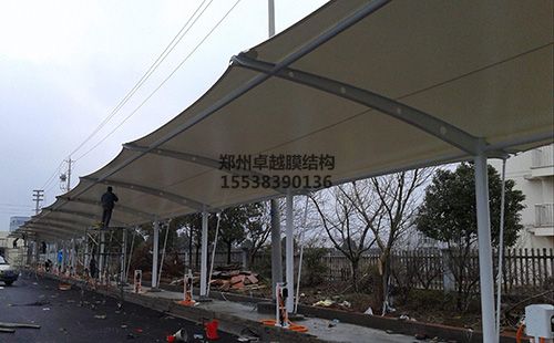 臨汾公交充電站膜結構車棚