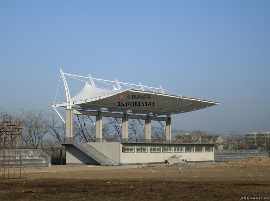 嵩縣體育公園膜結(jié)構(gòu)【看臺雨棚】門球場案例